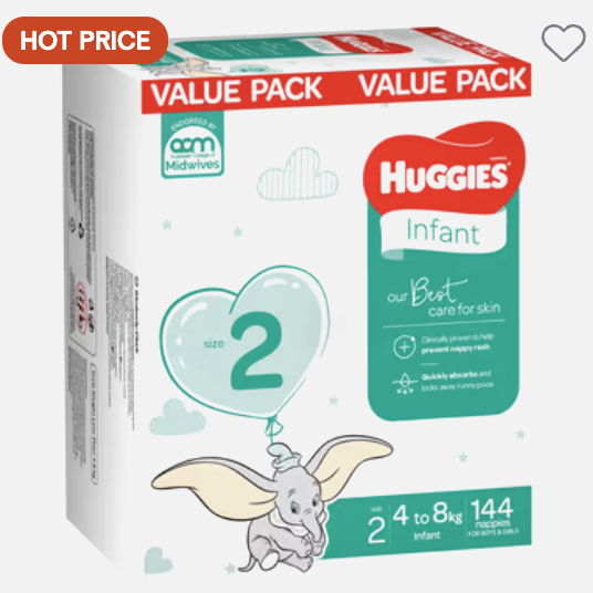 Huggies Nappies (Value Pack)