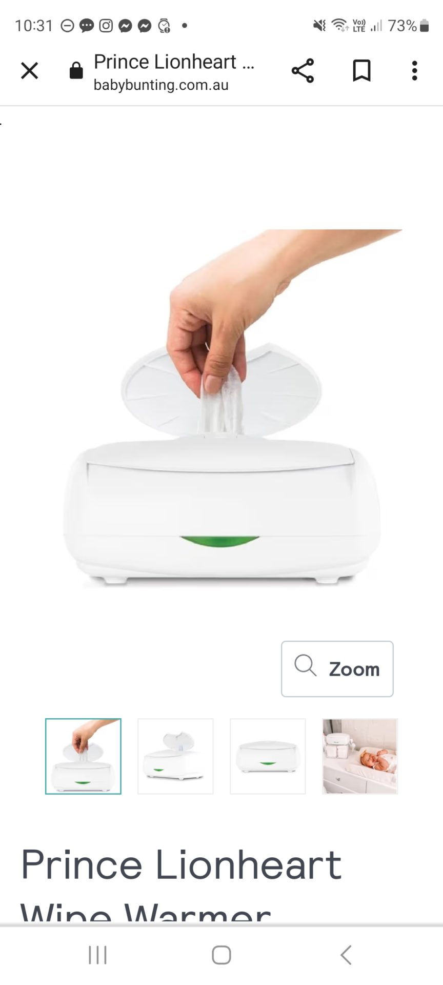 Baby Wipes Warmer