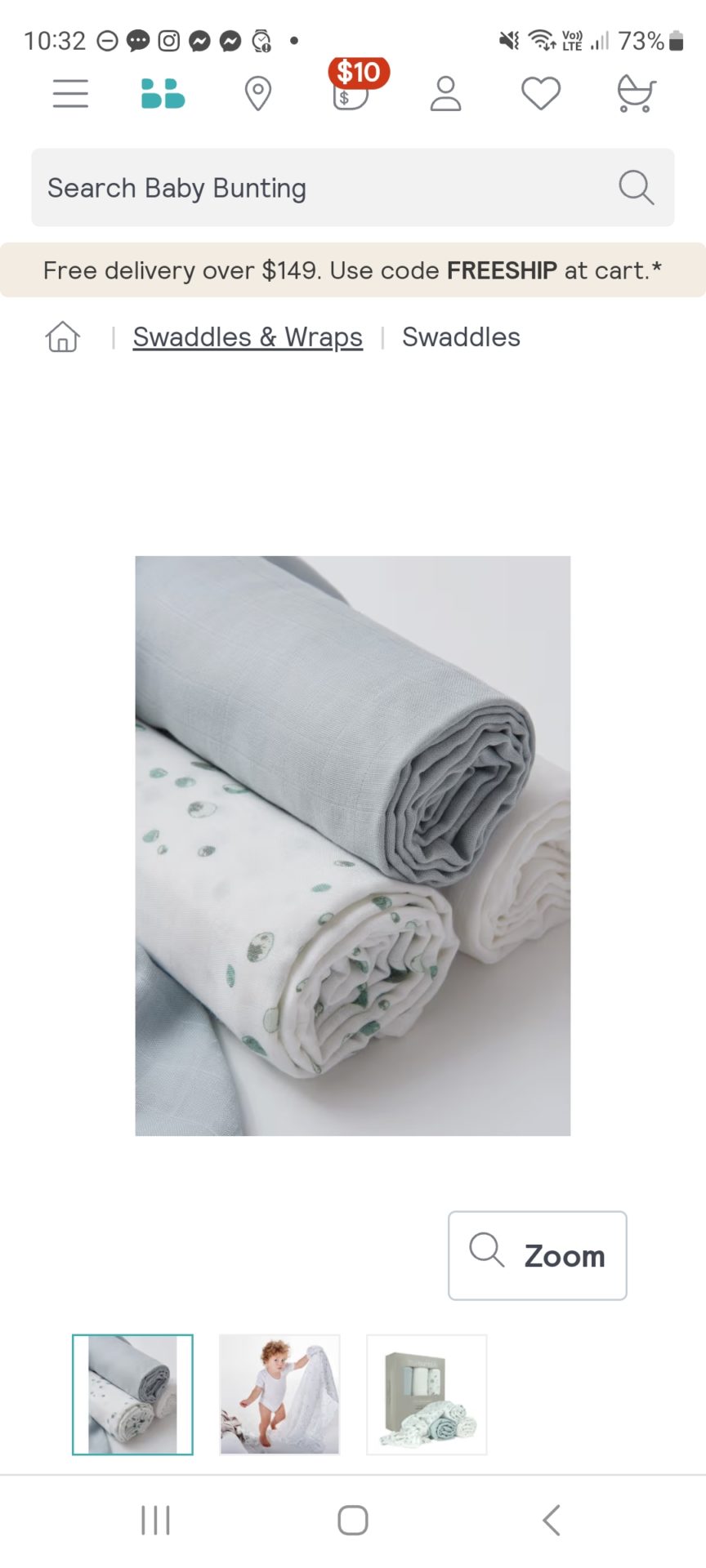 Cotton or Bamboo Muslin Wraps