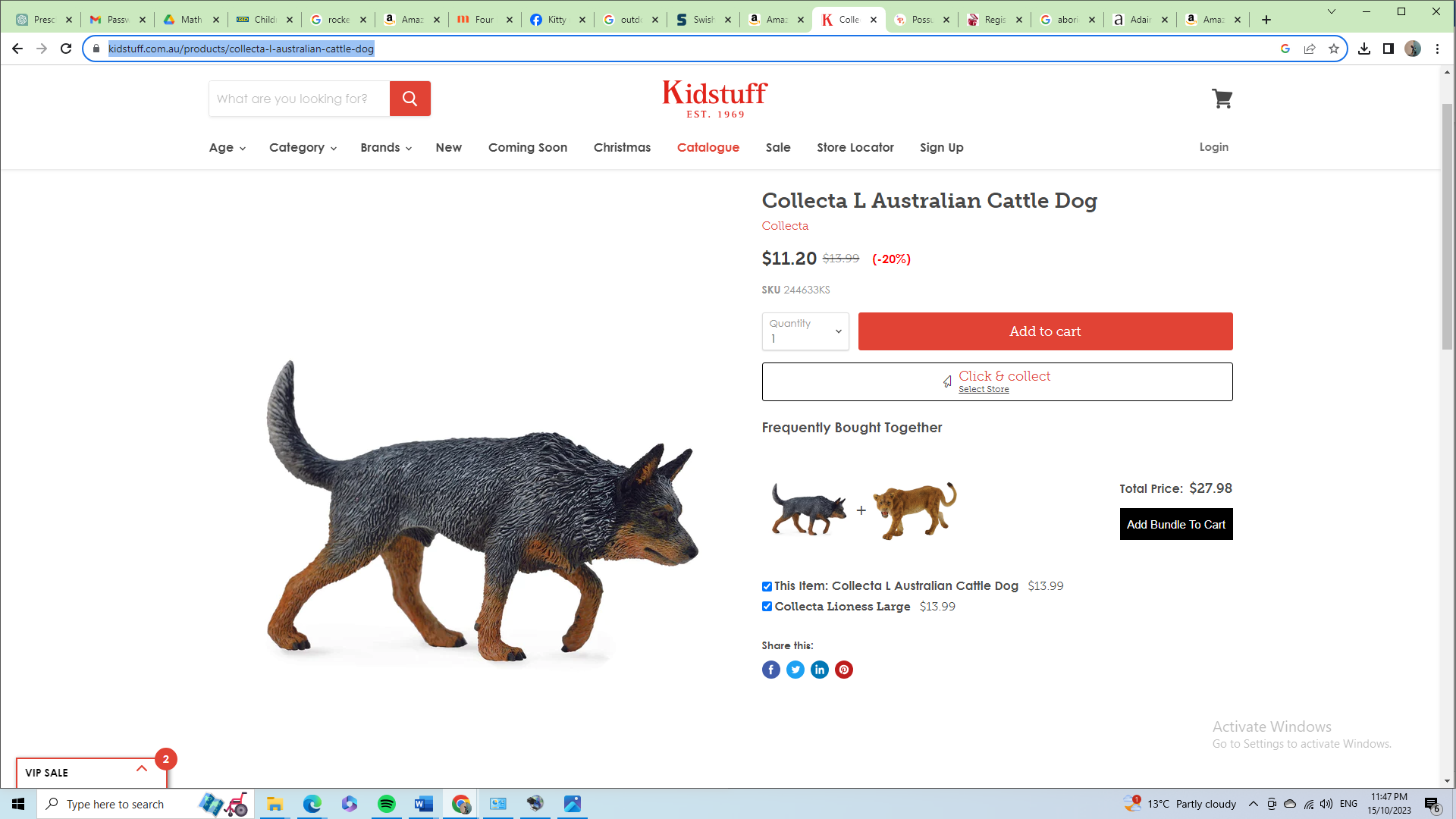 Dog figurine