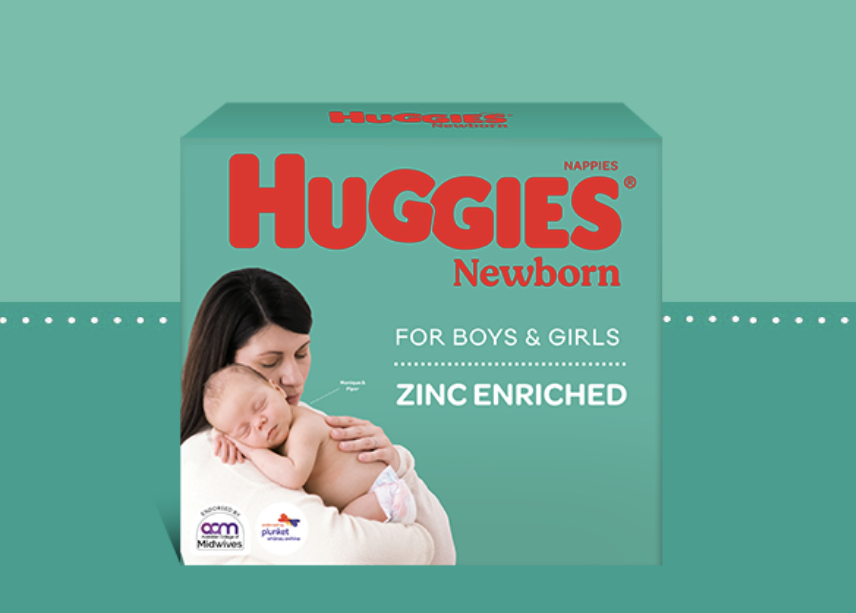 Huggies Newborn Nappies 54 pack