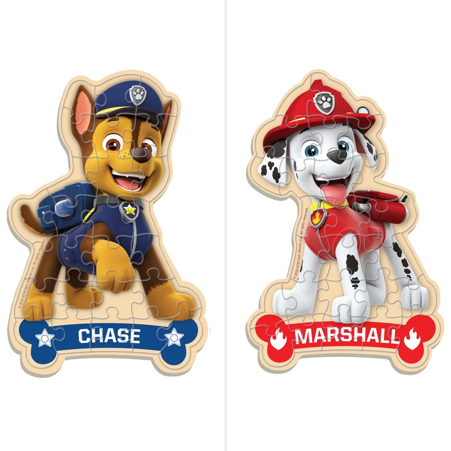 Paw Patrol Wooden Character Puzzle - Assorted