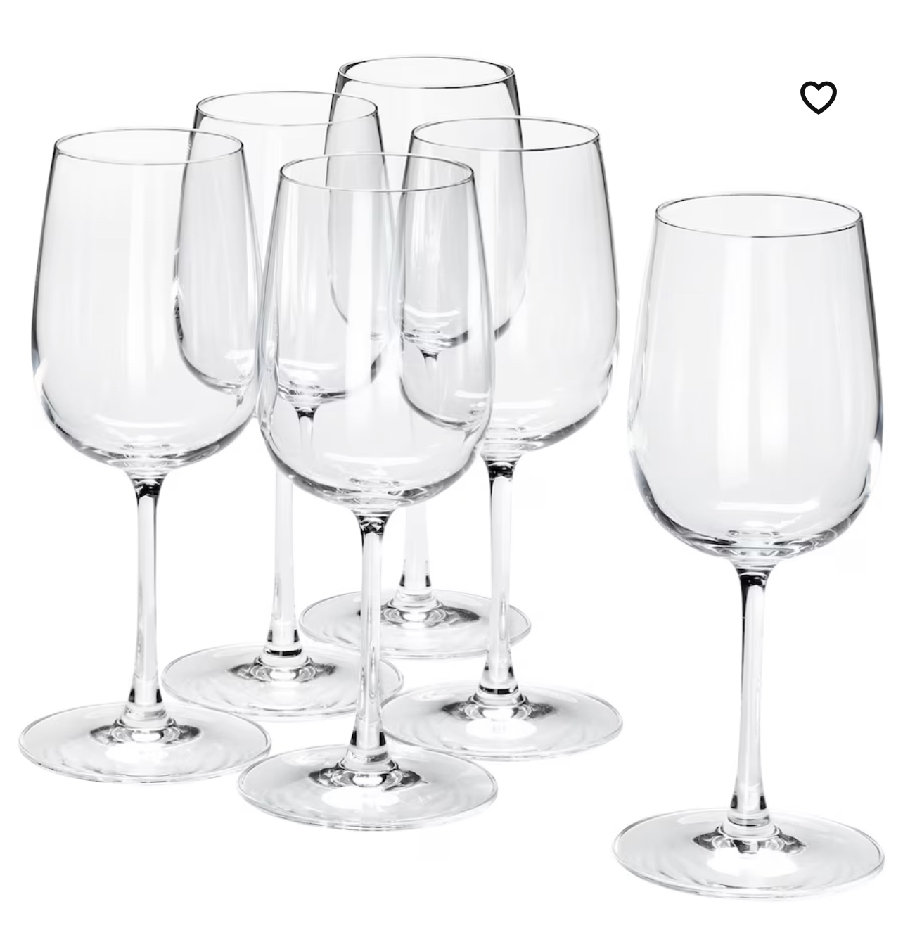 White wine glass 6 pack