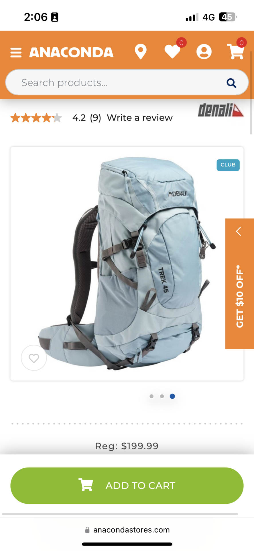 Hiking pack