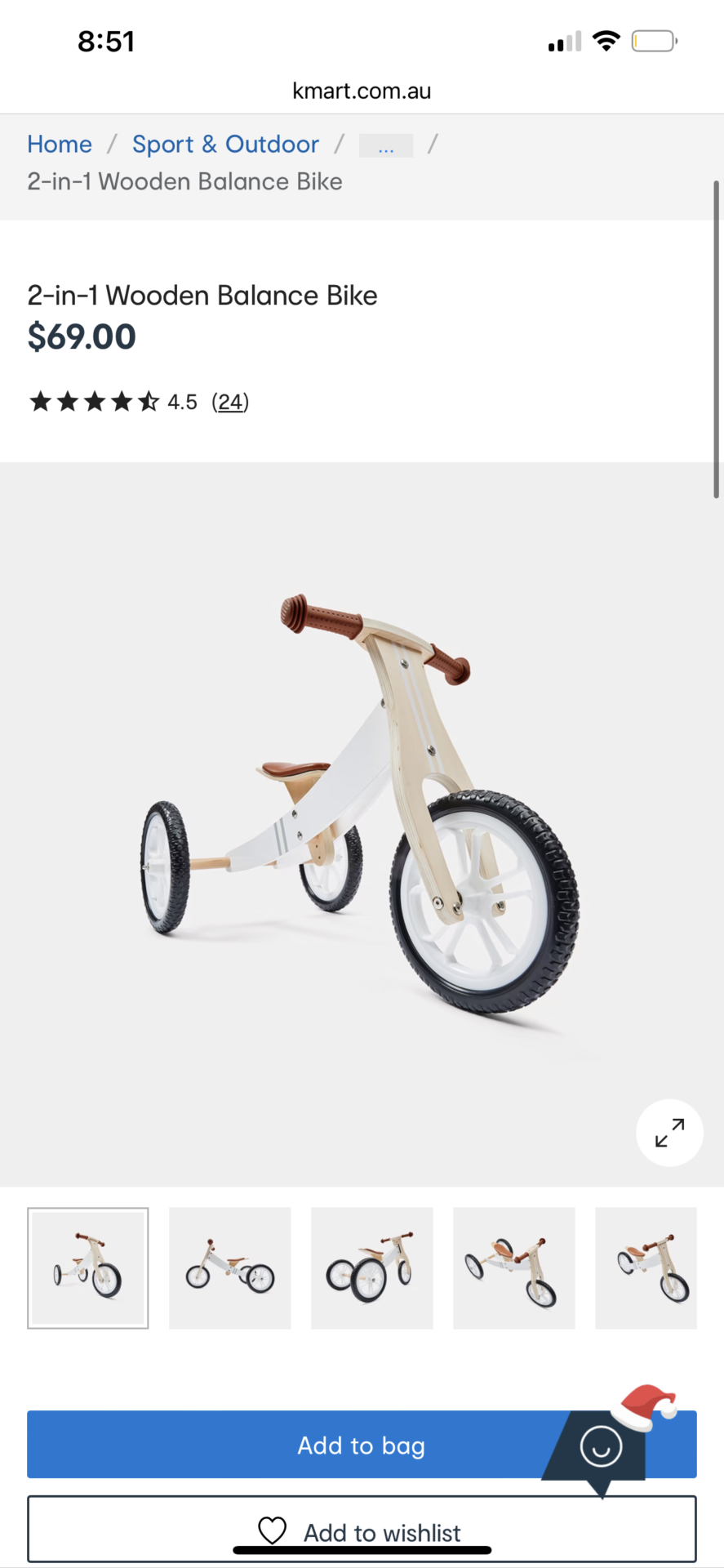 Balance bike