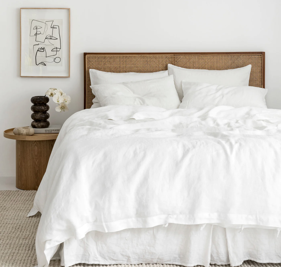 White Linen duvet cover - King