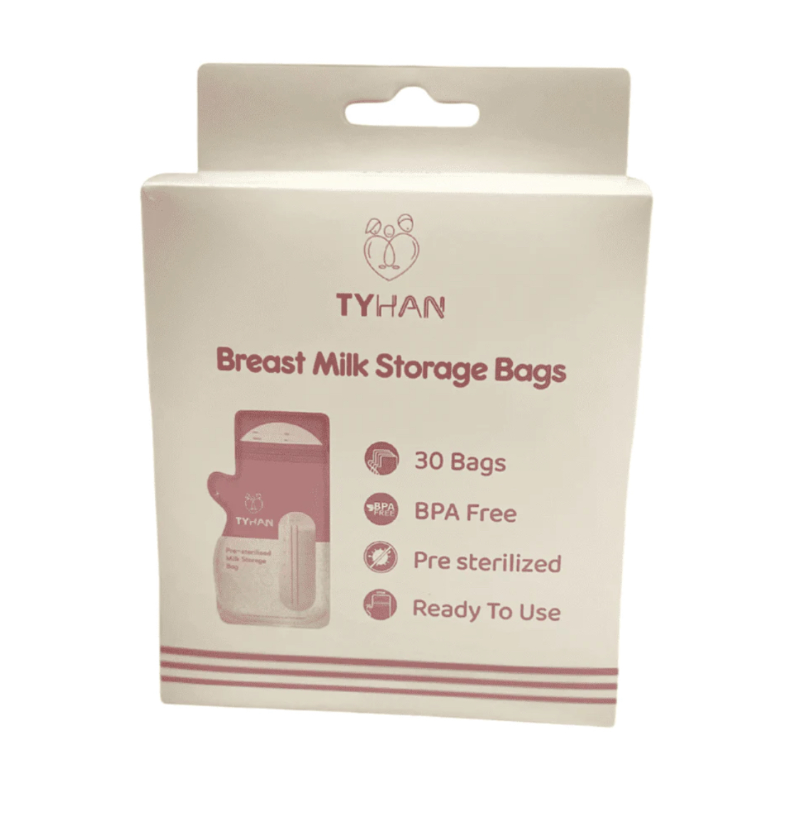 Breast milk storage bags