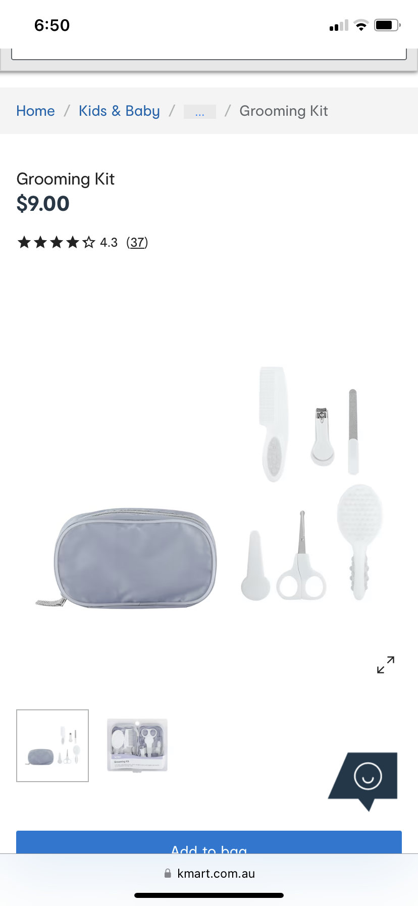 Baby grooming kit