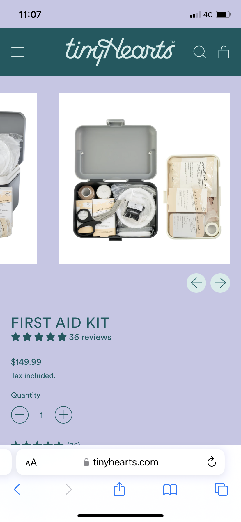 Tiny Hearts First aid kit