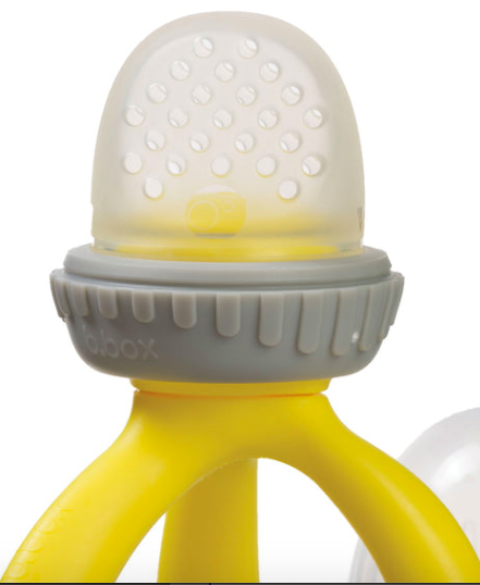 B.Box silicone fresh food feeder - lemon sherbet