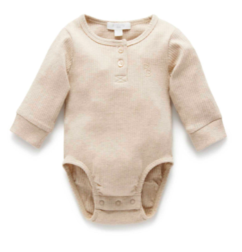 Pure baby Henley Bodysuit