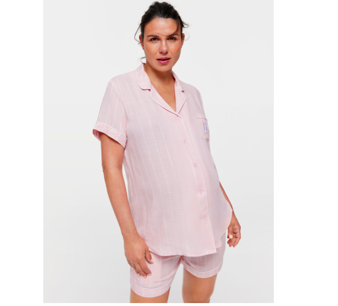 Peter Alexander Maternity Textured Viscose Pj Set