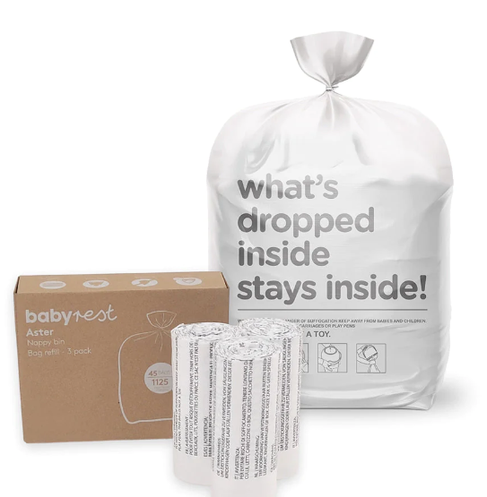 Babyrest Aster Nappy Bin Bags Refill 3Pk