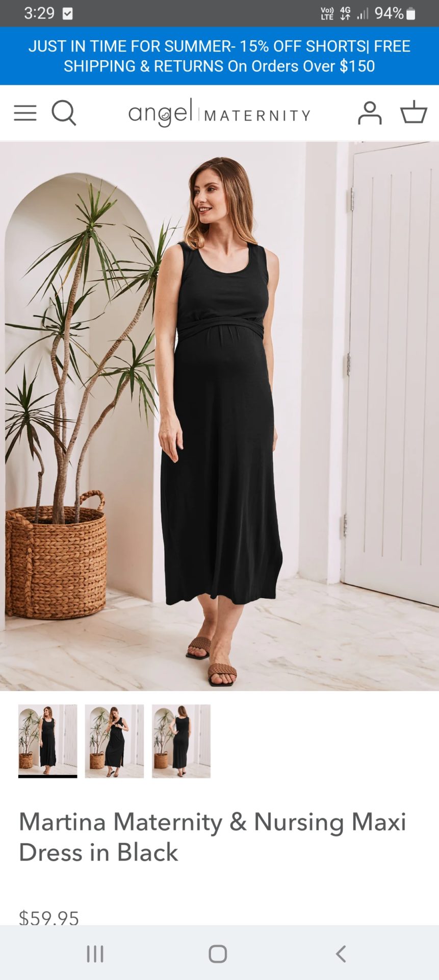 Angel Maternity Dress