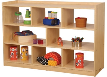 Natural Spaces – Open Back Triple Shelf