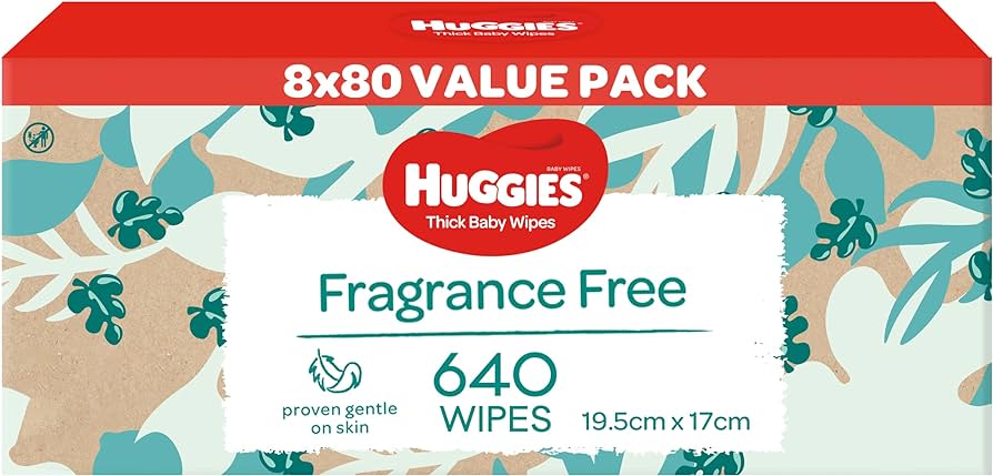 Huggies Wipes Fragrance Free 400 Pack