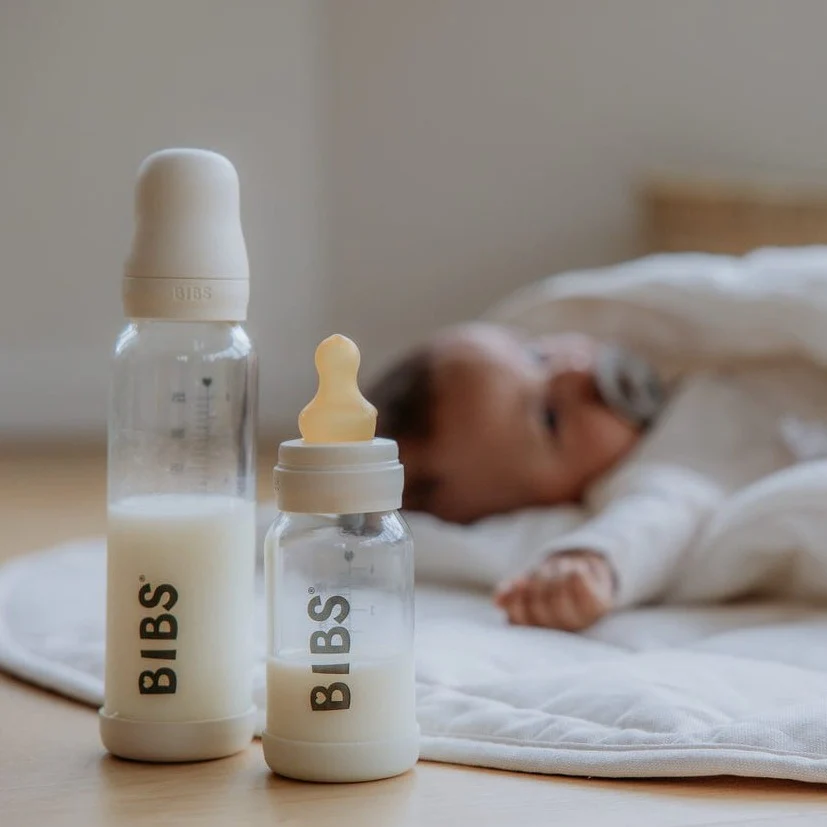 Glass Baby Bottle Set