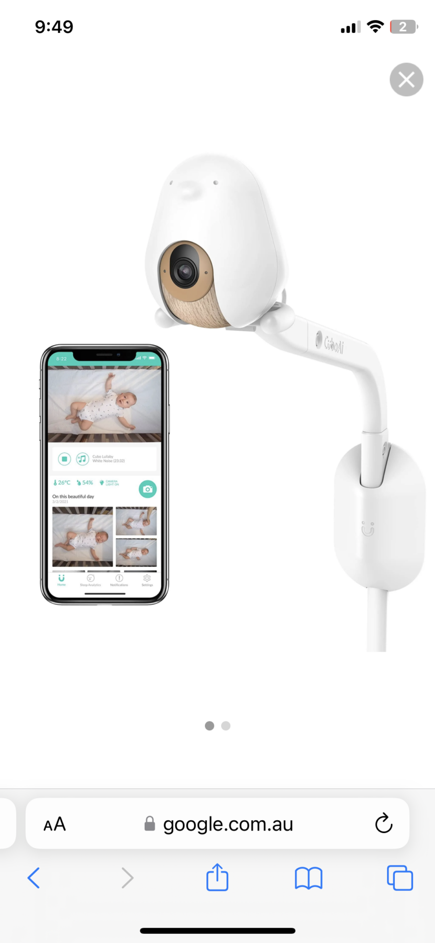 Cubo Ai Plus Smart Baby Monitor