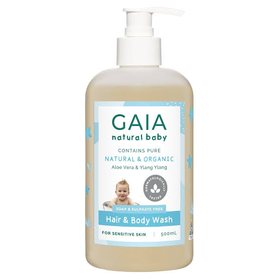 GAIA Natural Baby Hair & Body Wash 200ml