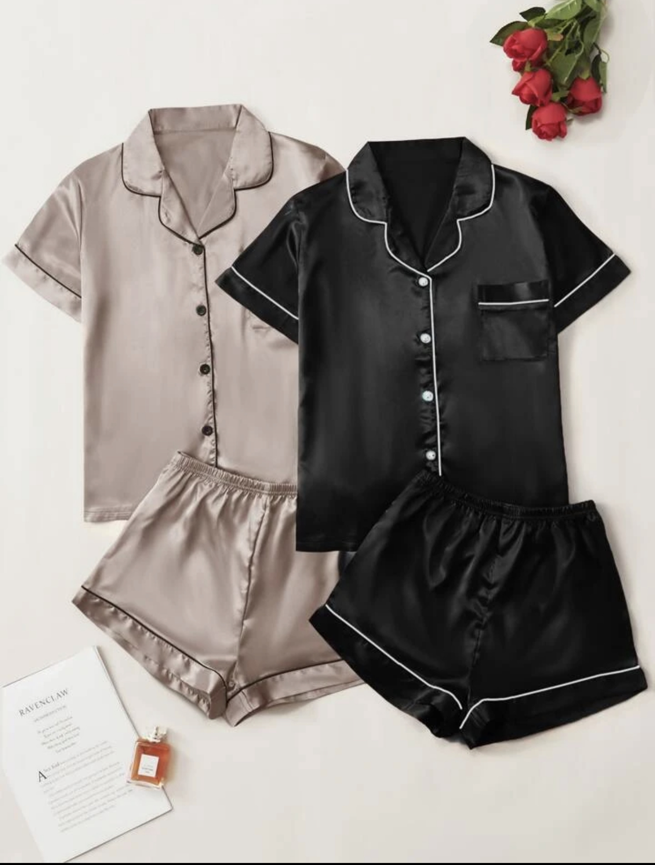 Silk pajama set