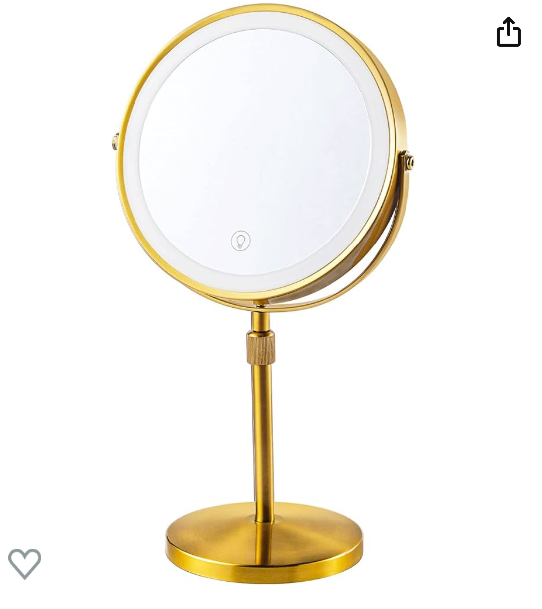 AIKELIN Height Adjustable Makeup Mirror