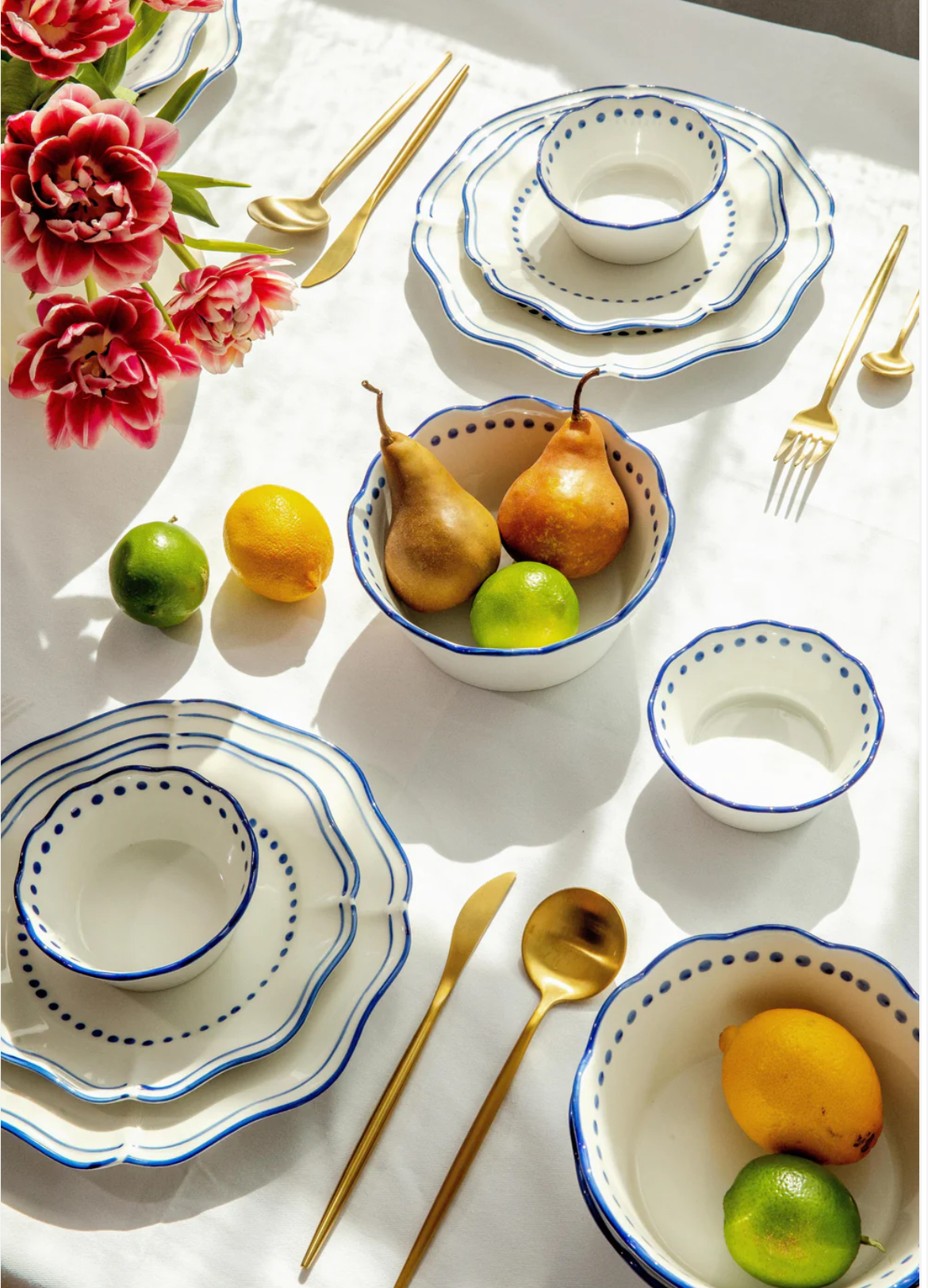 Capri Plates & Bowls (Blue)