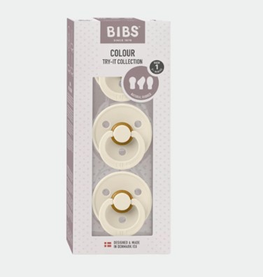 BIBS Dummy 3 pack - IVORY