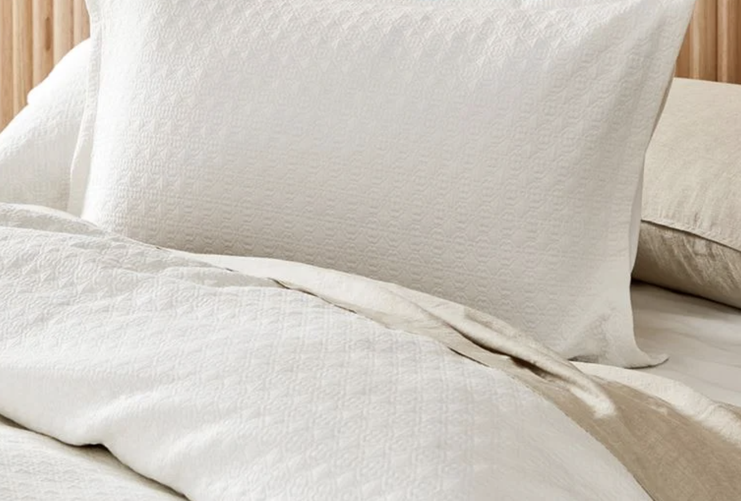 White Quilt Cover Separates