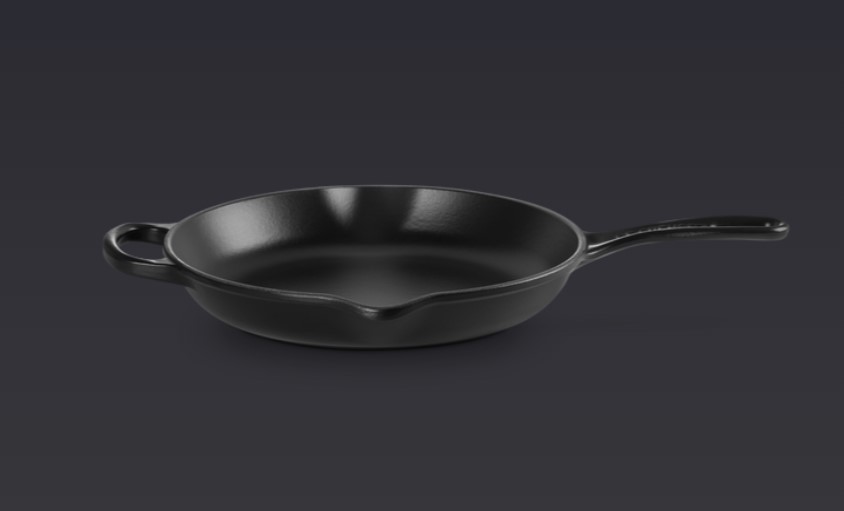 Le Cruset Cast Iron Pan - Black (26cm)