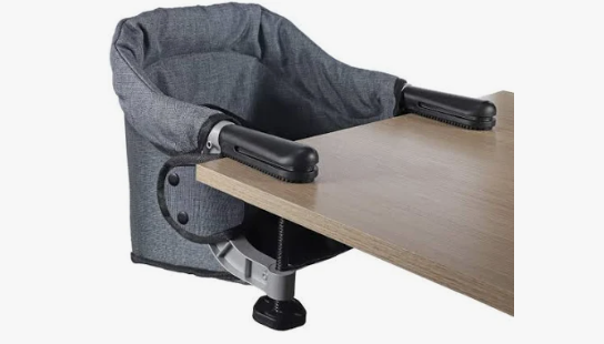 Hook on portable highchair