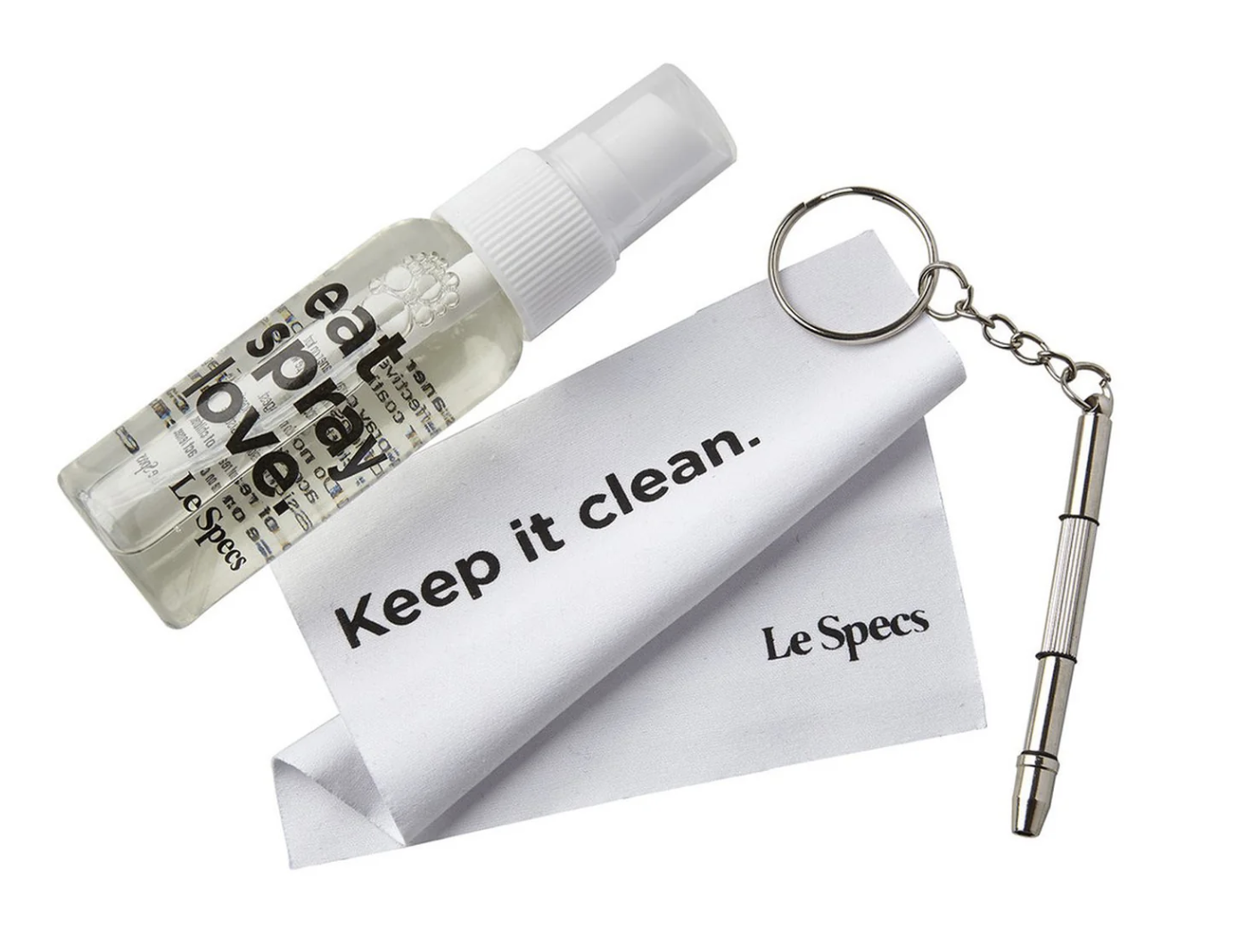 Glasses cleaner spray