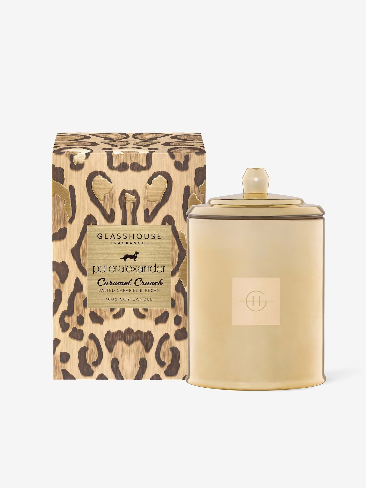 Glasshouse Fragrances Limited Edition Caramel Crunch Candle