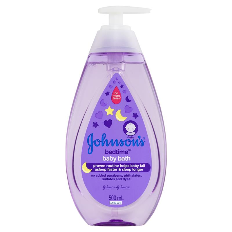 Johnson’s bedtime baby bath