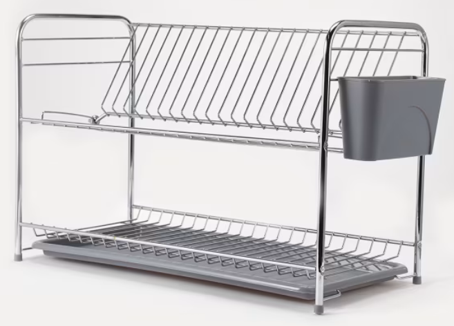 2 Tier Chrome Dish Rack