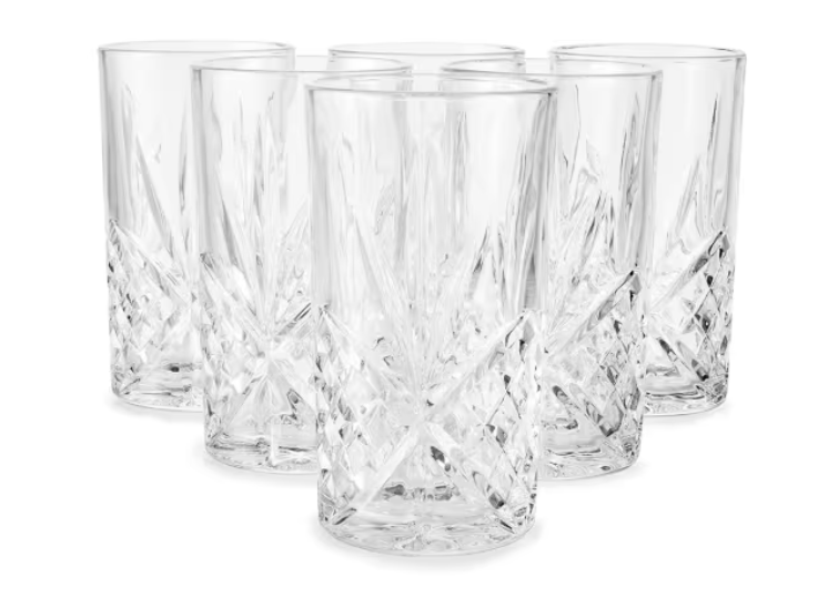 6 Bond Hiball Glasses