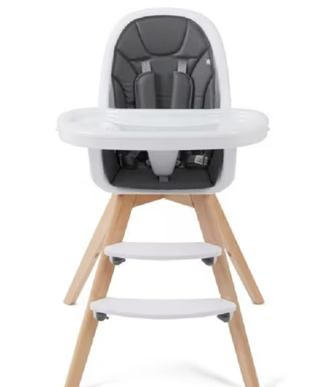 4Baby Icon 2-in-1 Wooden High Chair