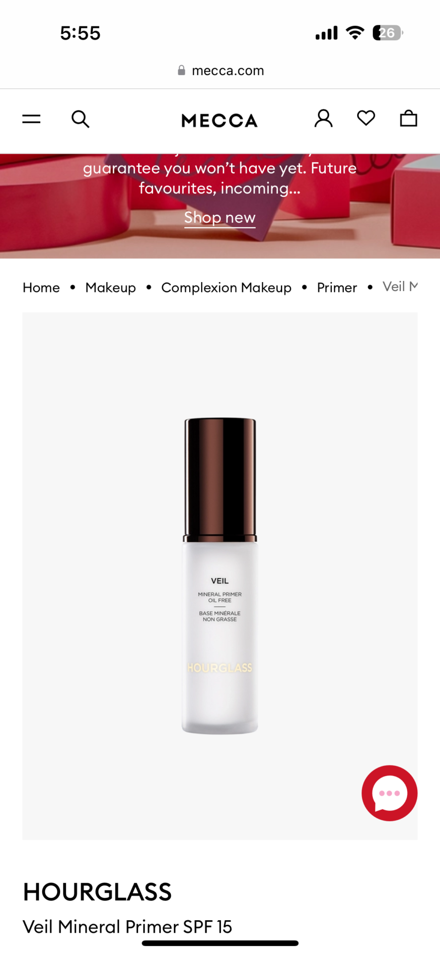 Hourglass Veil primer