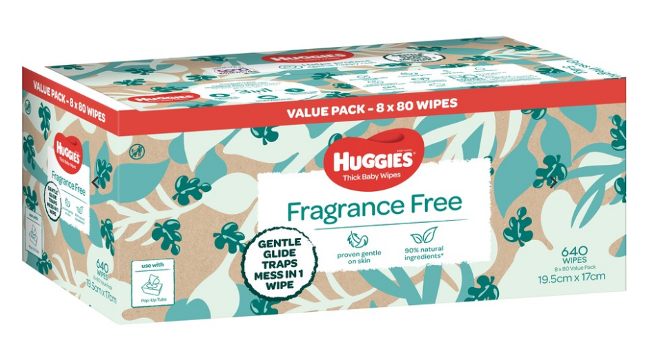 Huggies Fragrance Free Wipes