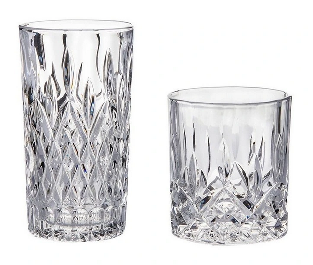 Bond Harding Tumbler Set 12 Piece in Clear