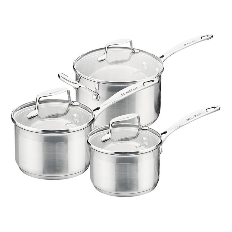 Scanpan 3 piece saucepan set