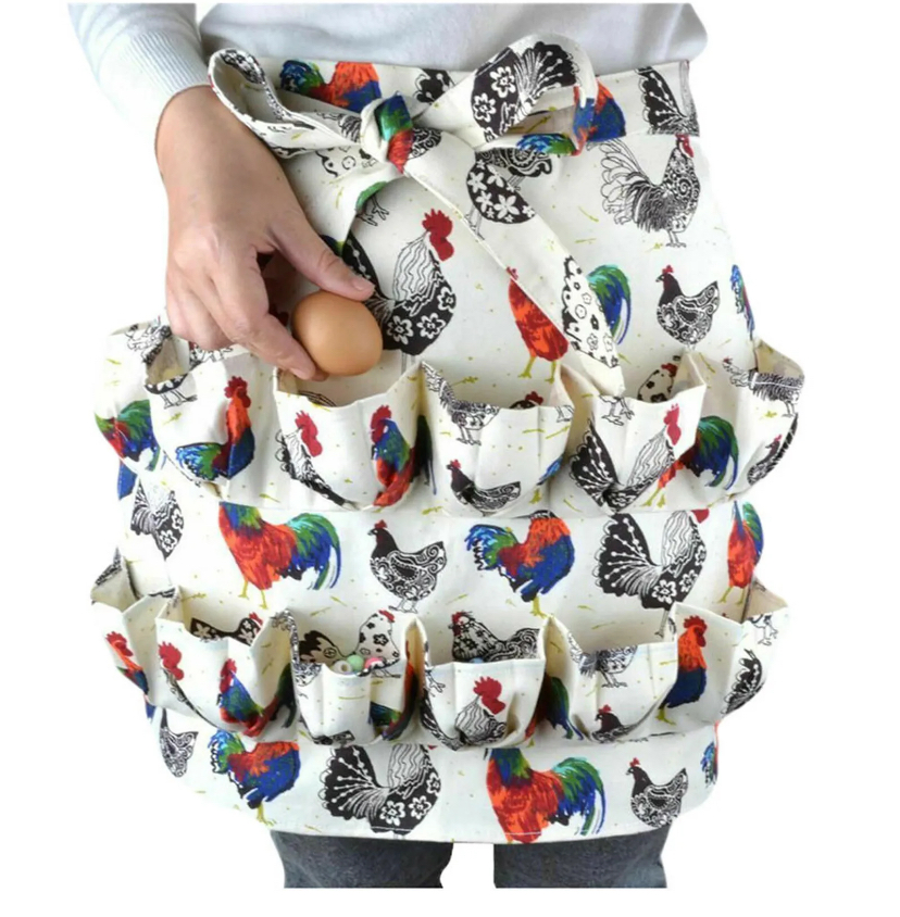 Egg collecting apron