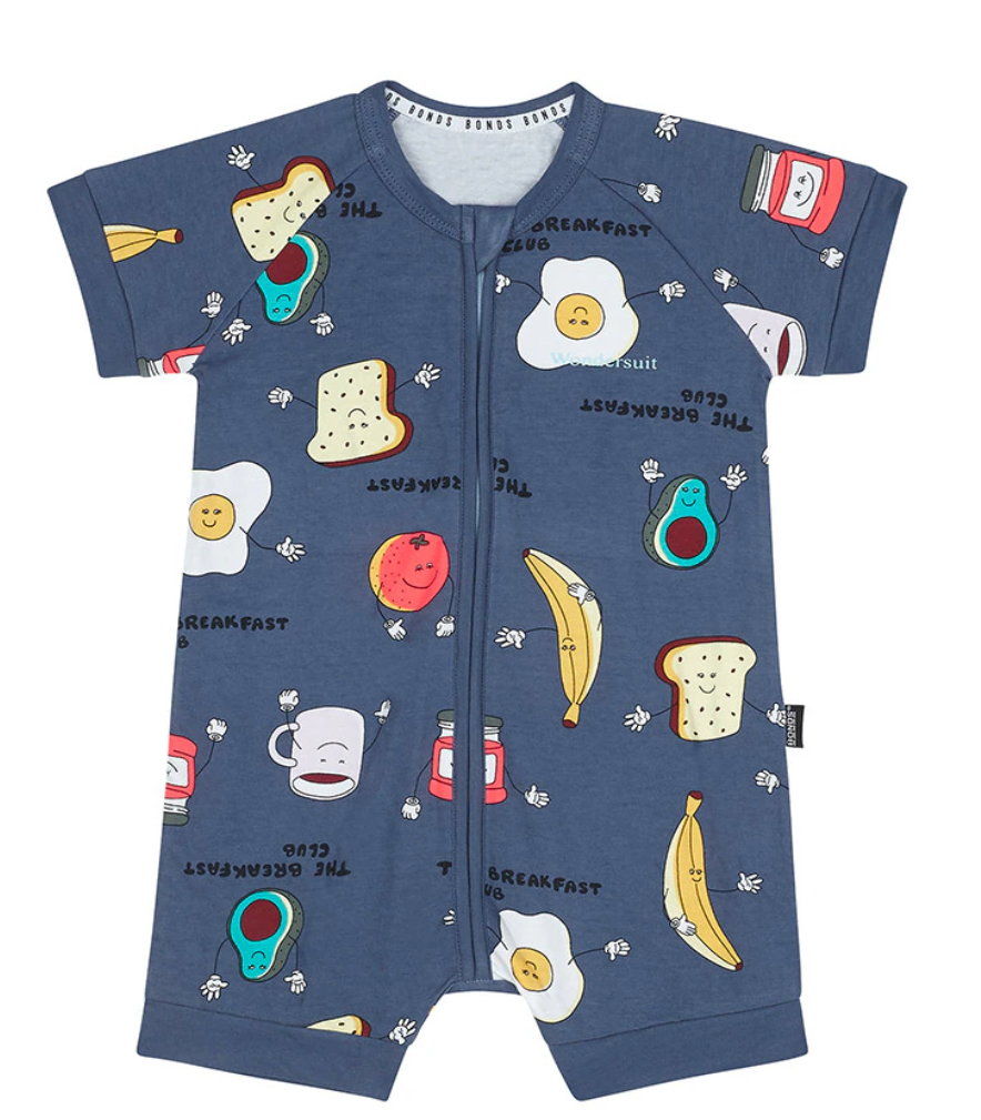 Breakfast Print Onesie