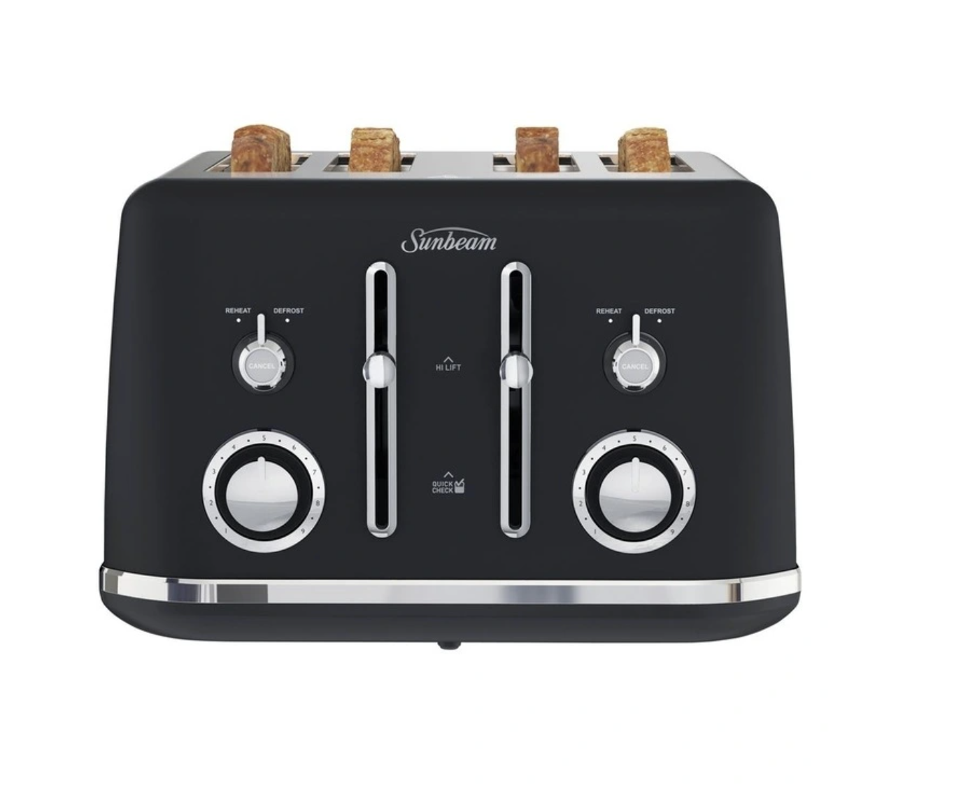 Sunbeam Alinea 4 Slice Toaster Black