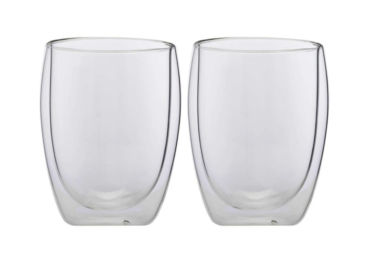 Maxwell & Williams Blend Set of 2 350ml Double Wall Cup