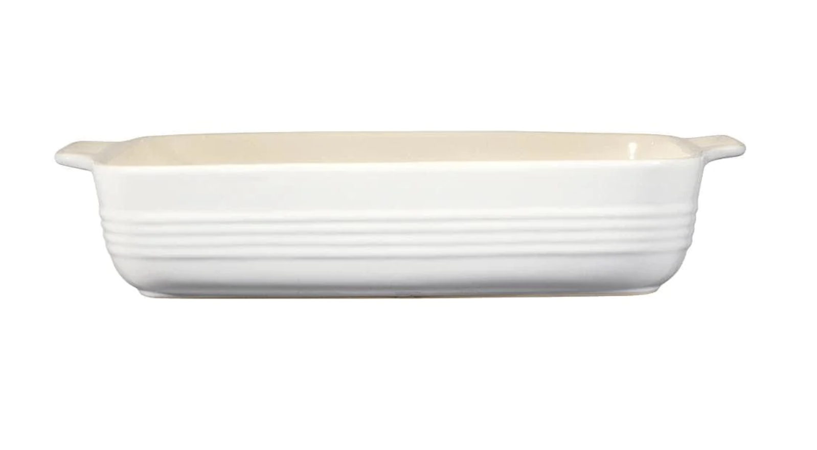 Baccarat Le Connoisseur Stoneware Lasagne Baking Dish 38cm White