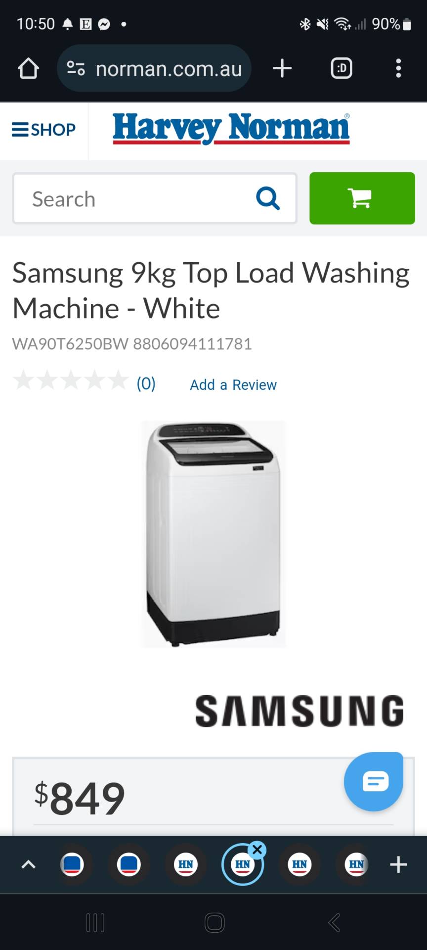 Samsung Washing Machine