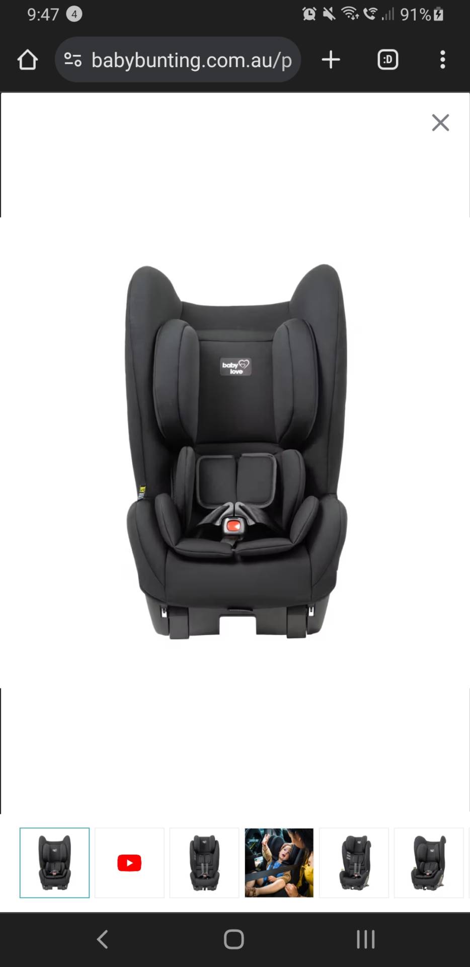 Baby love Car seat x2