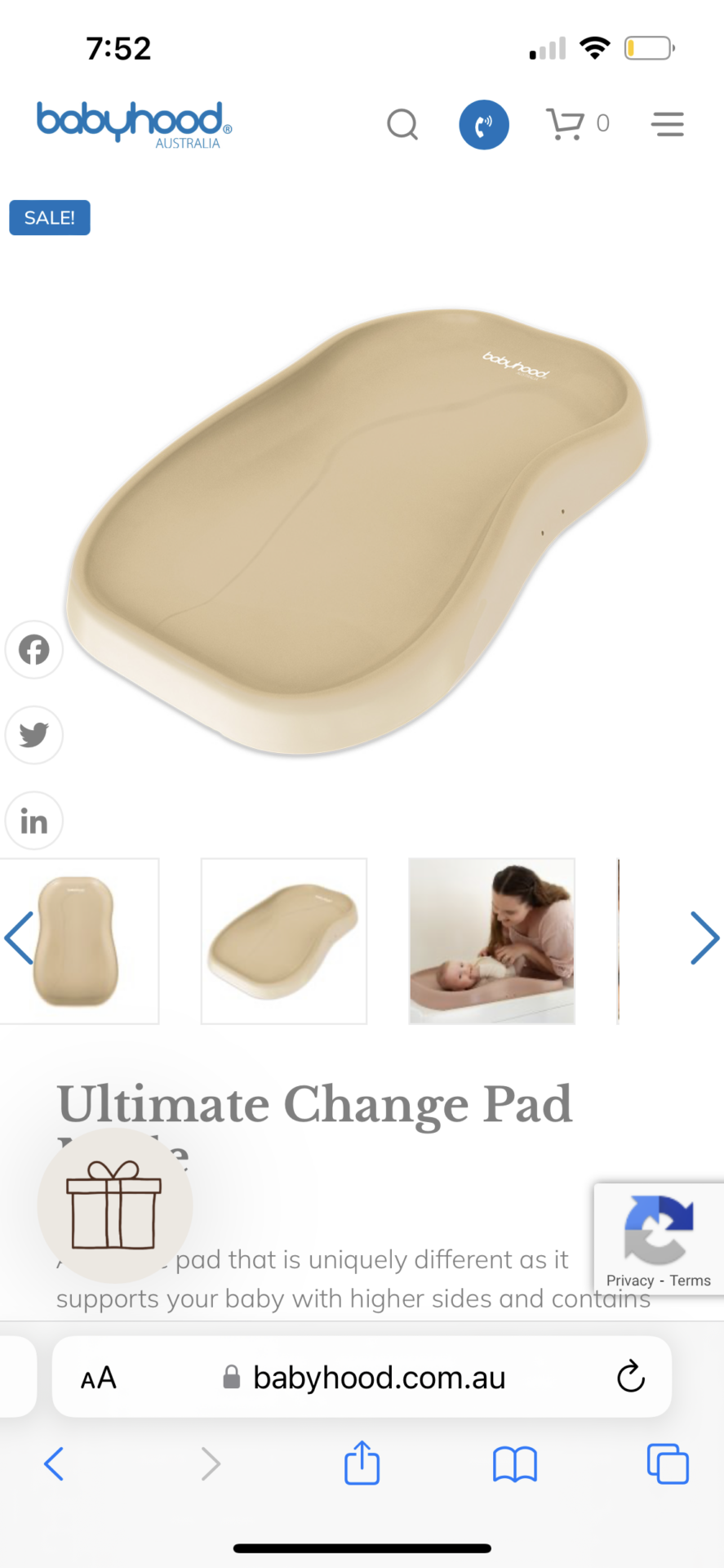 Ultimate Change Pad Nude