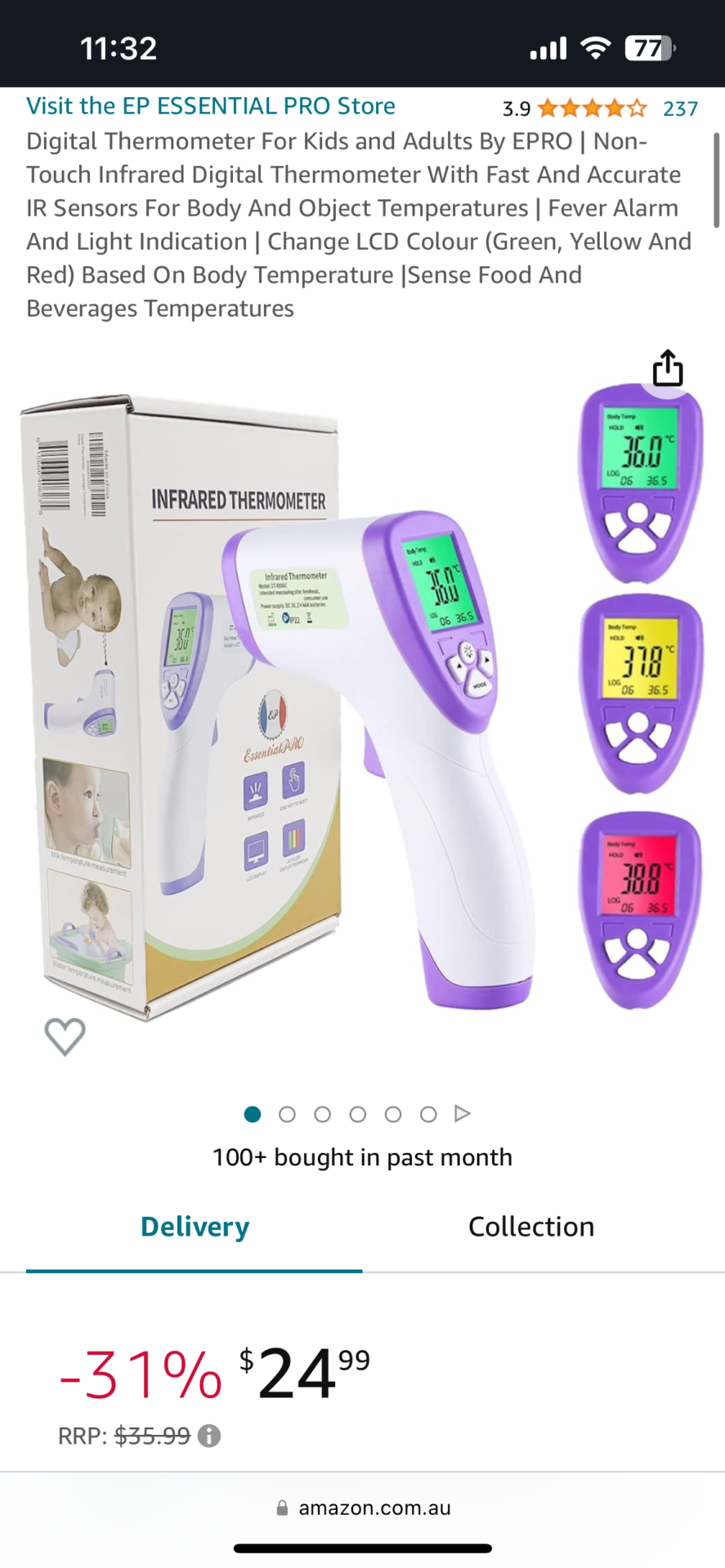 Digital thermometer