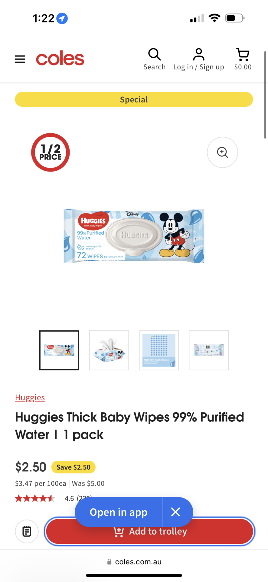 Pure water Baby wipes